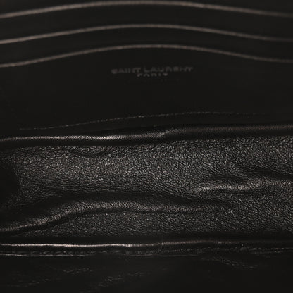 Saint Laurent Grain De Poudre Matelasse Monogram Mini Lou Camera Bag Marble Pink 5 of 10