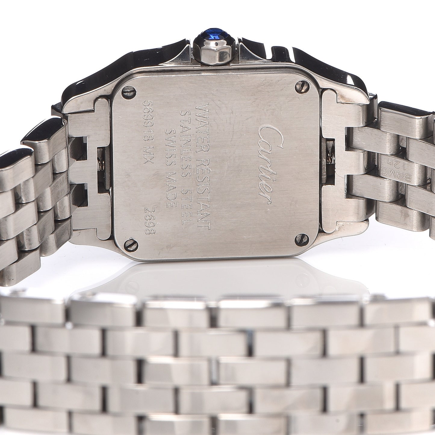 Stainless Steel 20mm Santos Demoiselle Quartz Watch