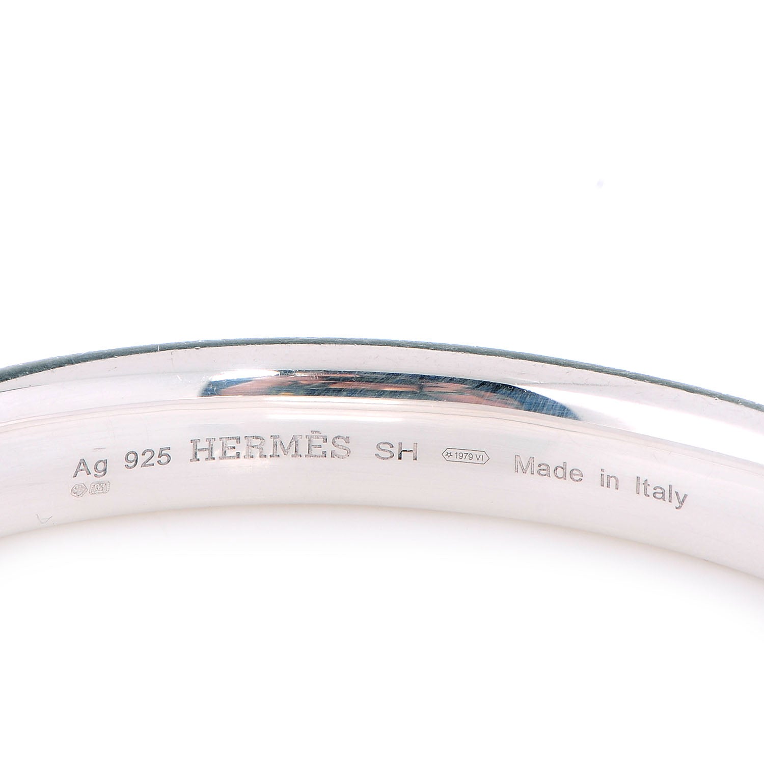Hermes Sterling Silver Bracelet Small 4 of 5