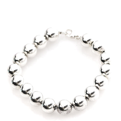 Tiffany Sterling Silver 10mm HardWear Ball Bracelet 1 of 6