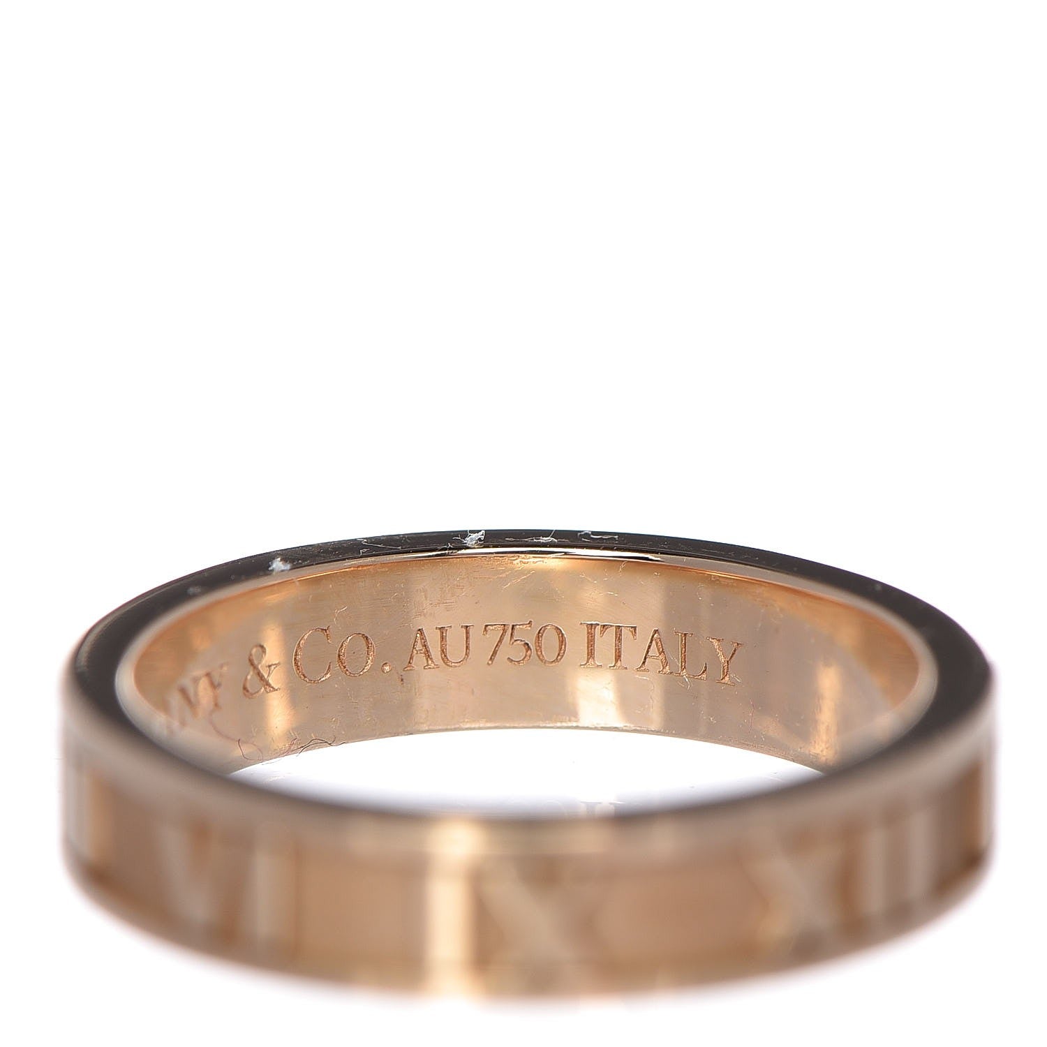 Tiffany 18K Yellow Gold Atlas Ring 49.5 5 5 of 5