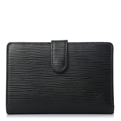 Louis Vuitton Epi French Purse Wallet Black 1 of 7