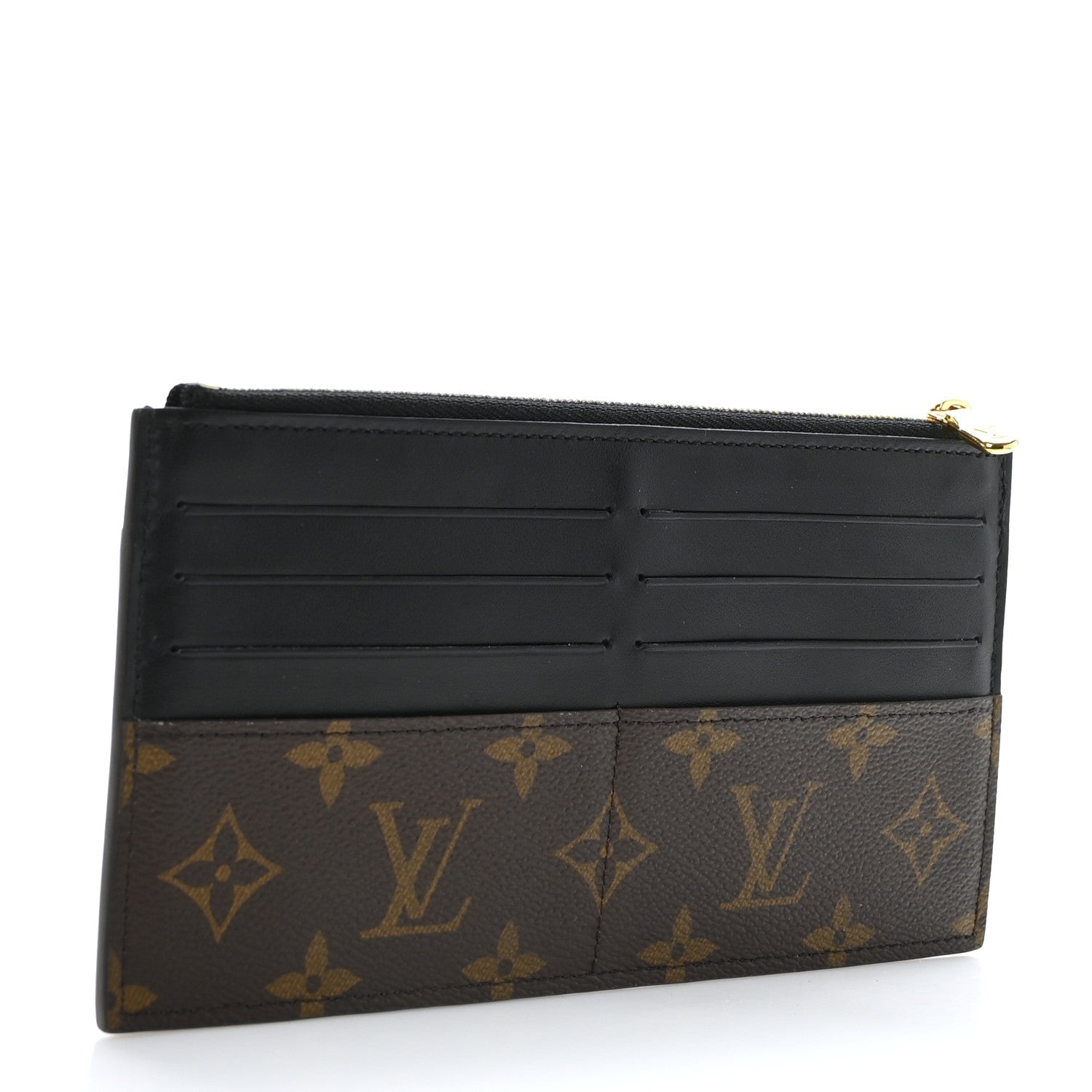 Louis Vuitton Monogram Slim Purse Black 3 of 7