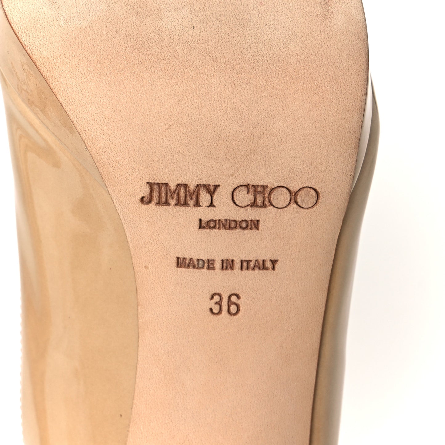 Patent Nova 100 Slingback Peep Toe Pumps 36 Beige