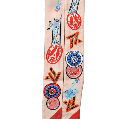 Louis Vuitton Silk Monogram World Tour Stickers BB Bandeau Nude 4 of 4