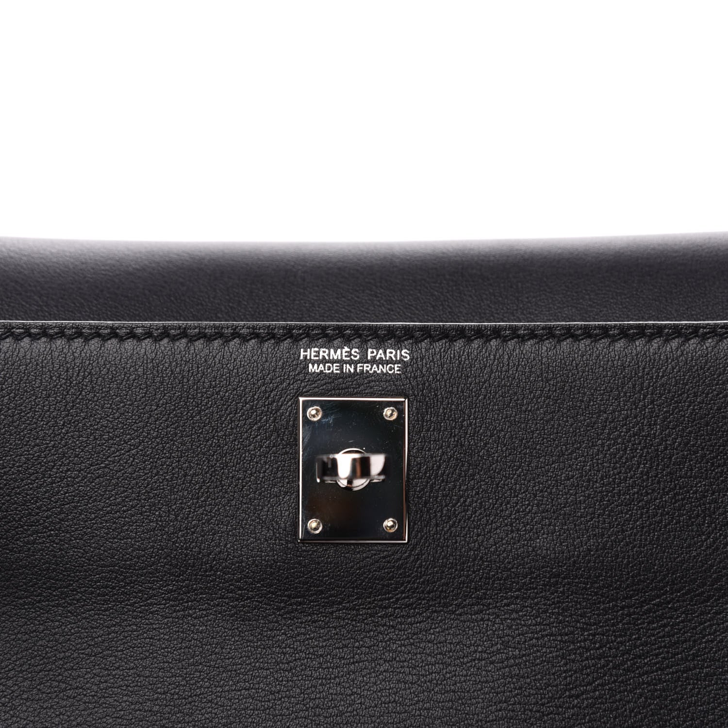 Hermes Evercolor Kelly Danse II Belt Bag Black 7 of 13