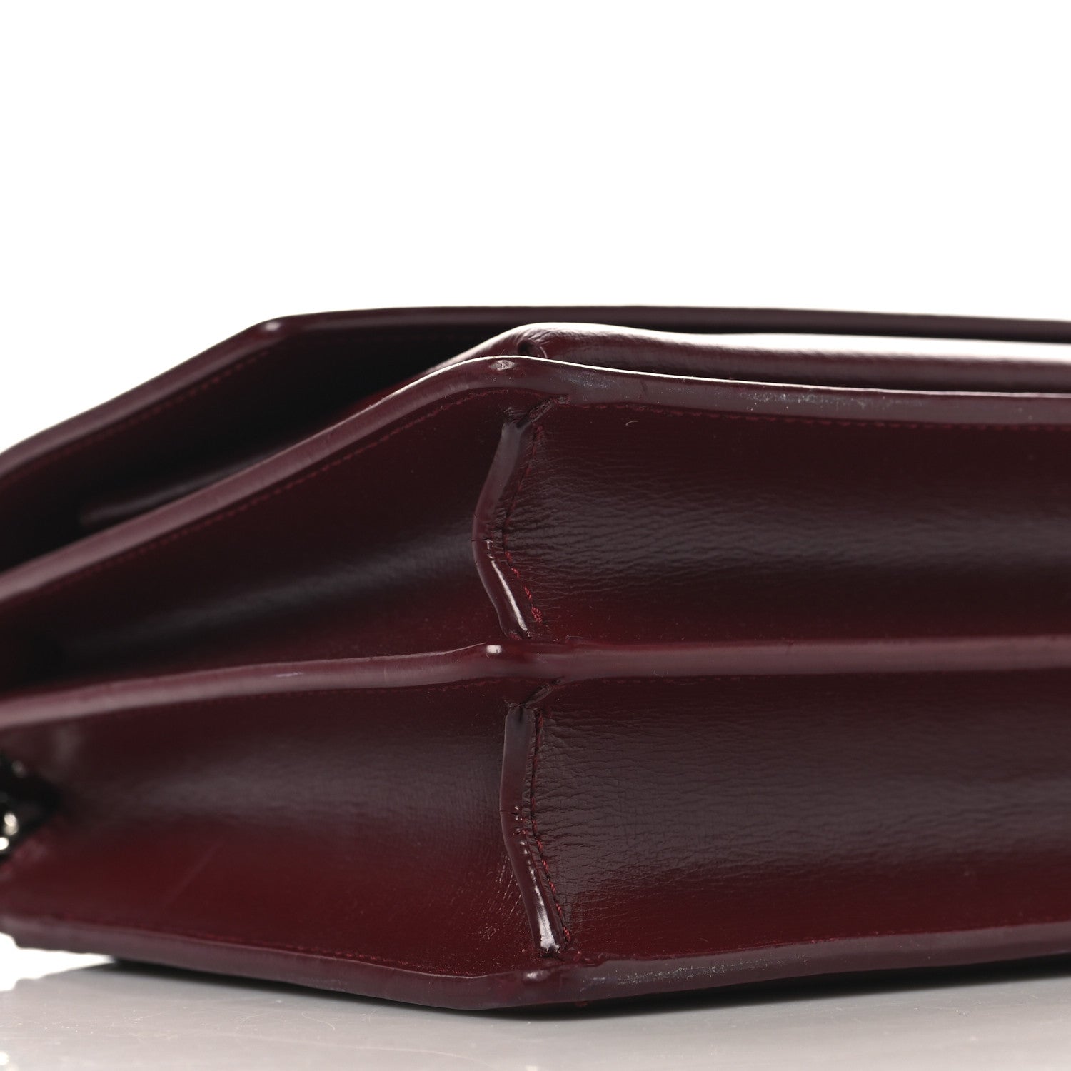 Saint Laurent Calfskin Medium Monogram Sunset Pallisandre 9 of 10