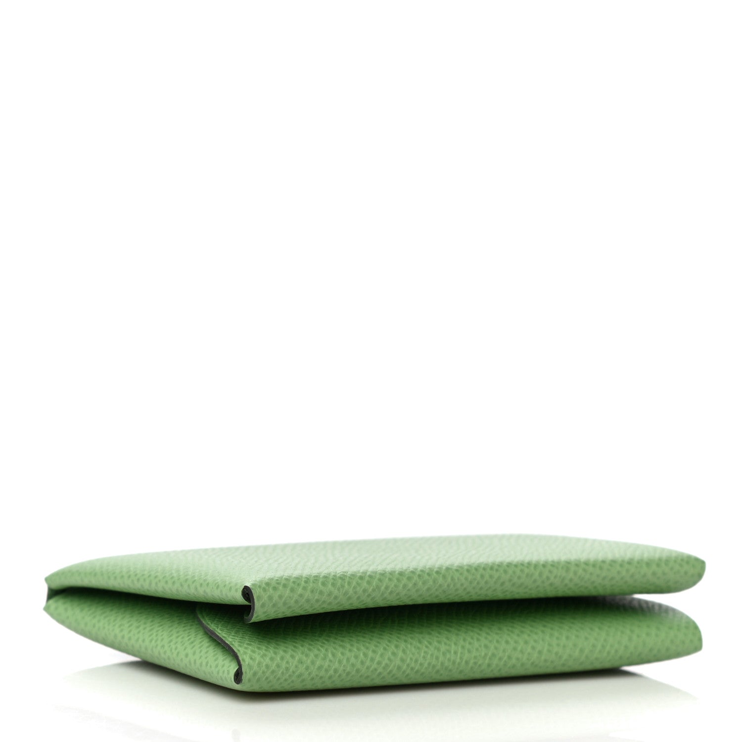 Hermes Epsom Calvi Duo Card Case Vert Criquet 4 of 10
