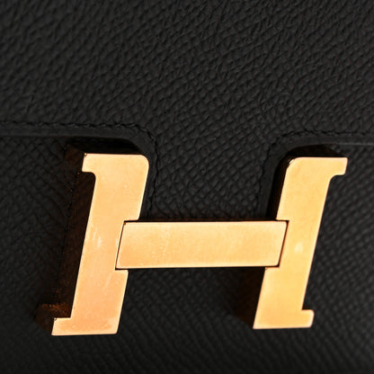 Hermes Epsom Constance Slim Wallet Black 8 of 10
