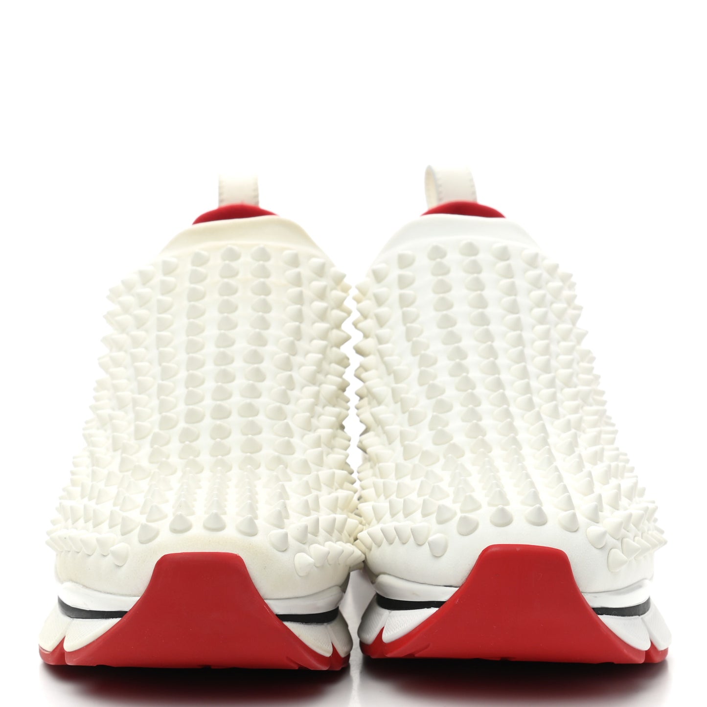 Neoprene Spike Sock Donna Flat Sneakers 36 White Snow