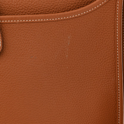 Hermes Taurillon Clemence Evelyne III GM Gold 15 of 16