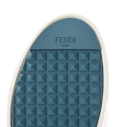 Fendi Vitello Elite Monster Bug Slip On Sneakers 39.5 Ribes Grigio Bois de Rose 8 of 17