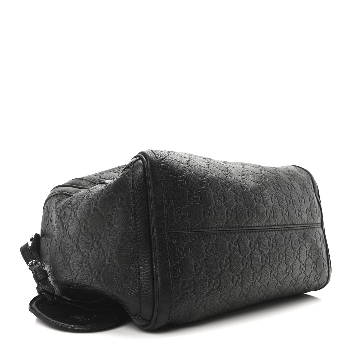 Guccissima Medium Techno Tag Boston Black
