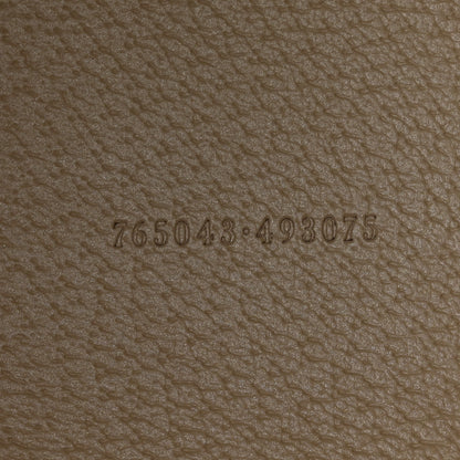 Gucci GG Supreme Monogram Textured Dollar Calfskin Small Ophidia Shoulder Tote Bag Beige Mystic White Oatmeal 7 of 10