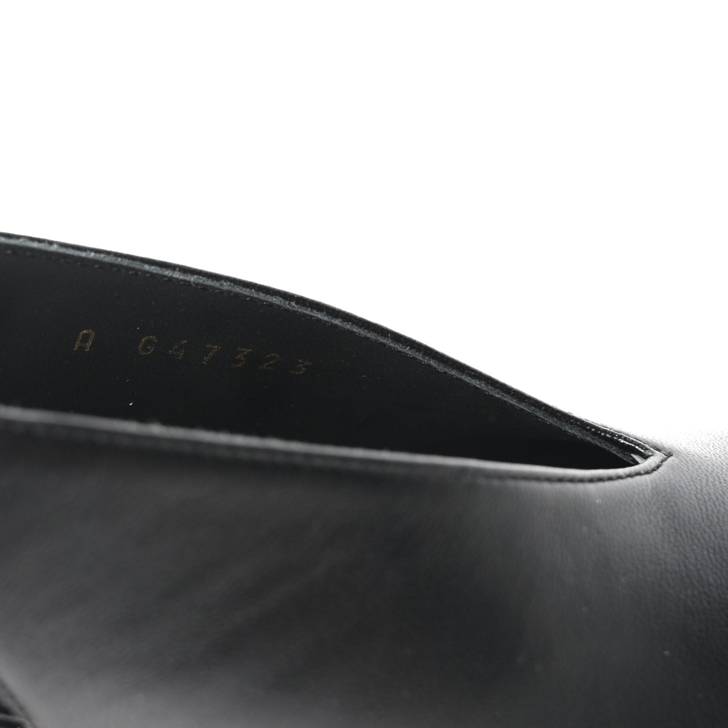 Lambskin Slingback Pumps 36.5 Black White