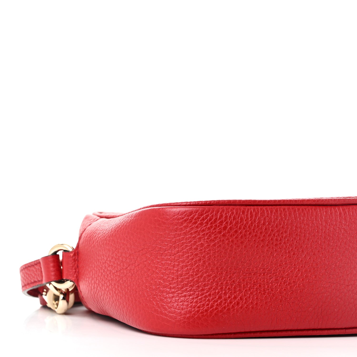 Gucci Pebbled Calfskin Small Soho Disco Bag Vibrant Red 9 of 10