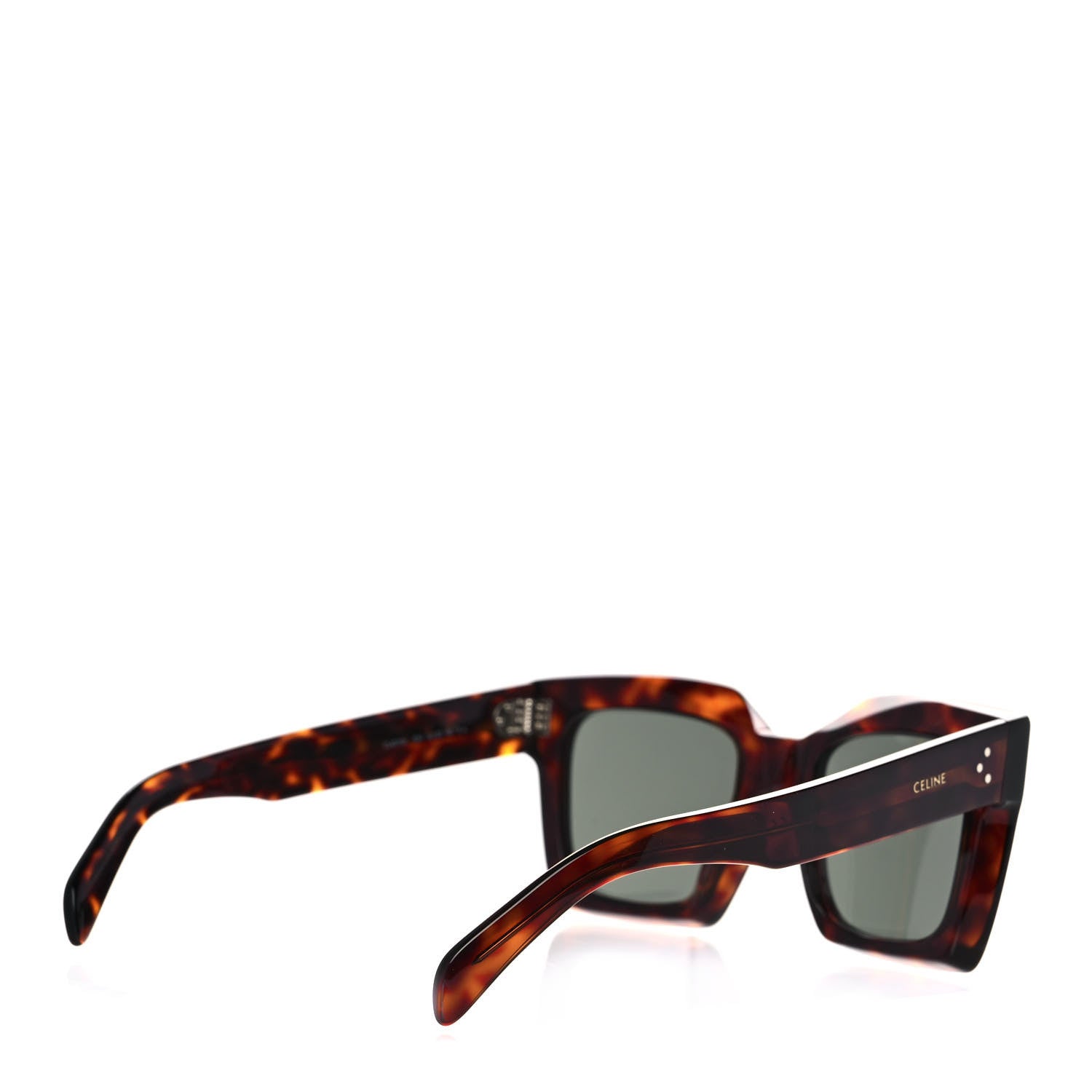 Celine Acetate Square Sunglasses CL401301 Tortoise 4 of 6
