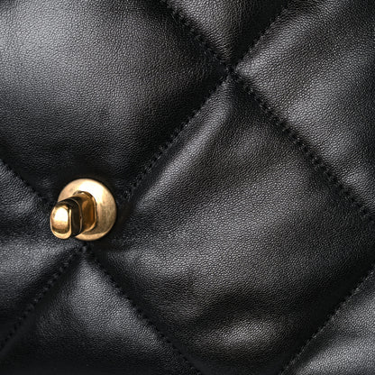Chanel Lambskin Quilted Medium Chanel 19 Flap Black 10 of 12