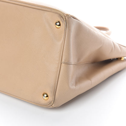 Prada Saffiano Lux Large Tote Sabbia 9 of 10