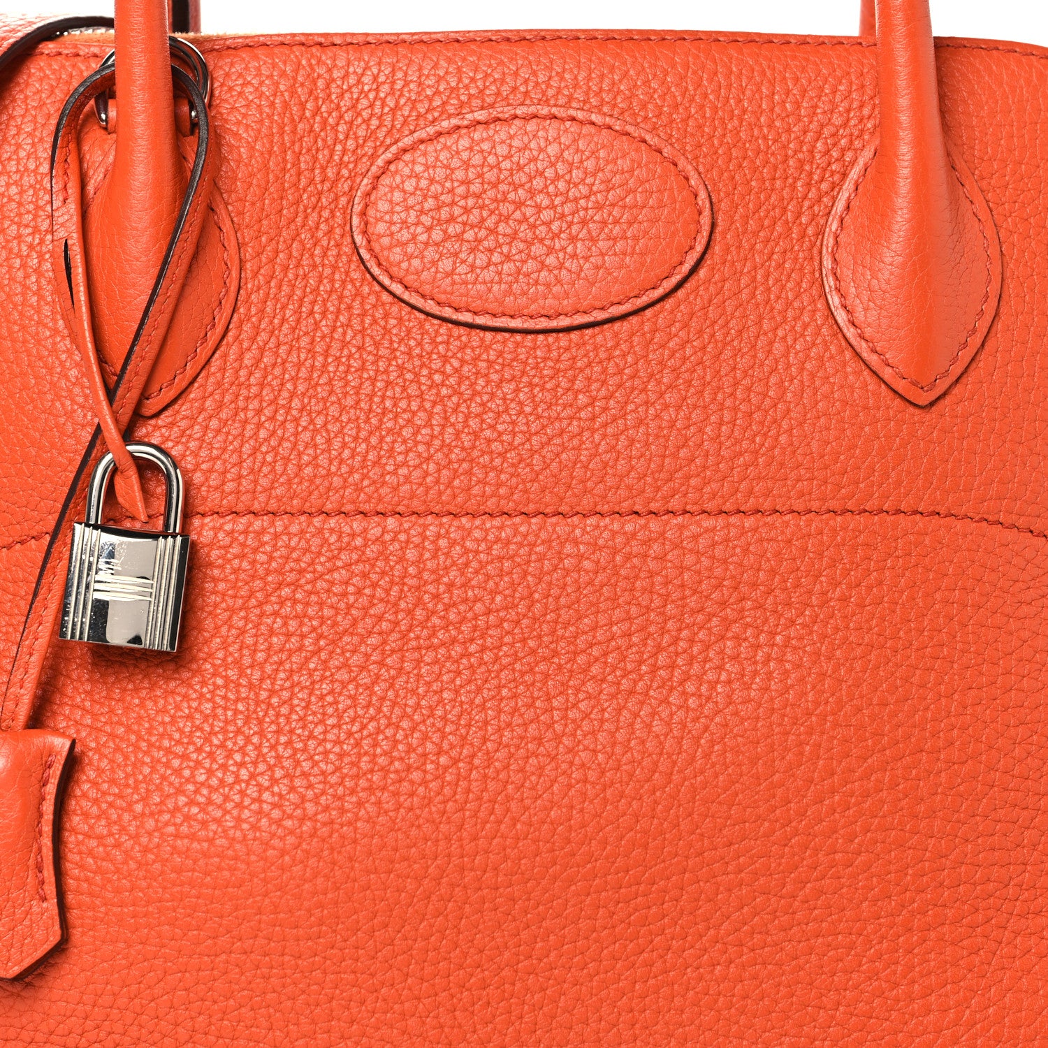 Hermes Taurillon Clemence Bolide 31 Orange Poppy 8 of 10