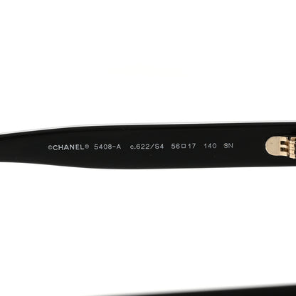 Chanel Acetate Square Sunglasses 5408 Black 5 of 8