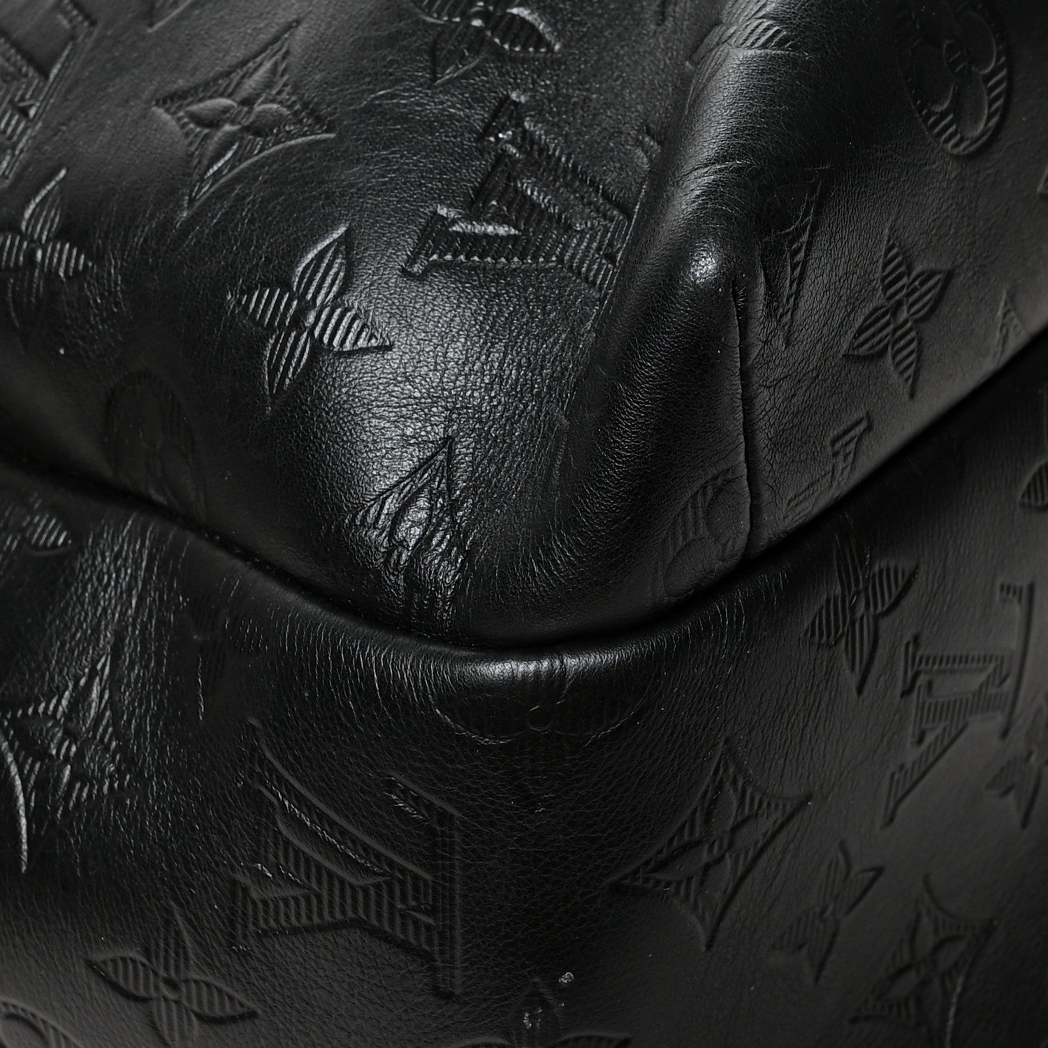 Louis Vuitton Calfskin Monogram Shadow Sprinter Backpack Black 9 of 15
