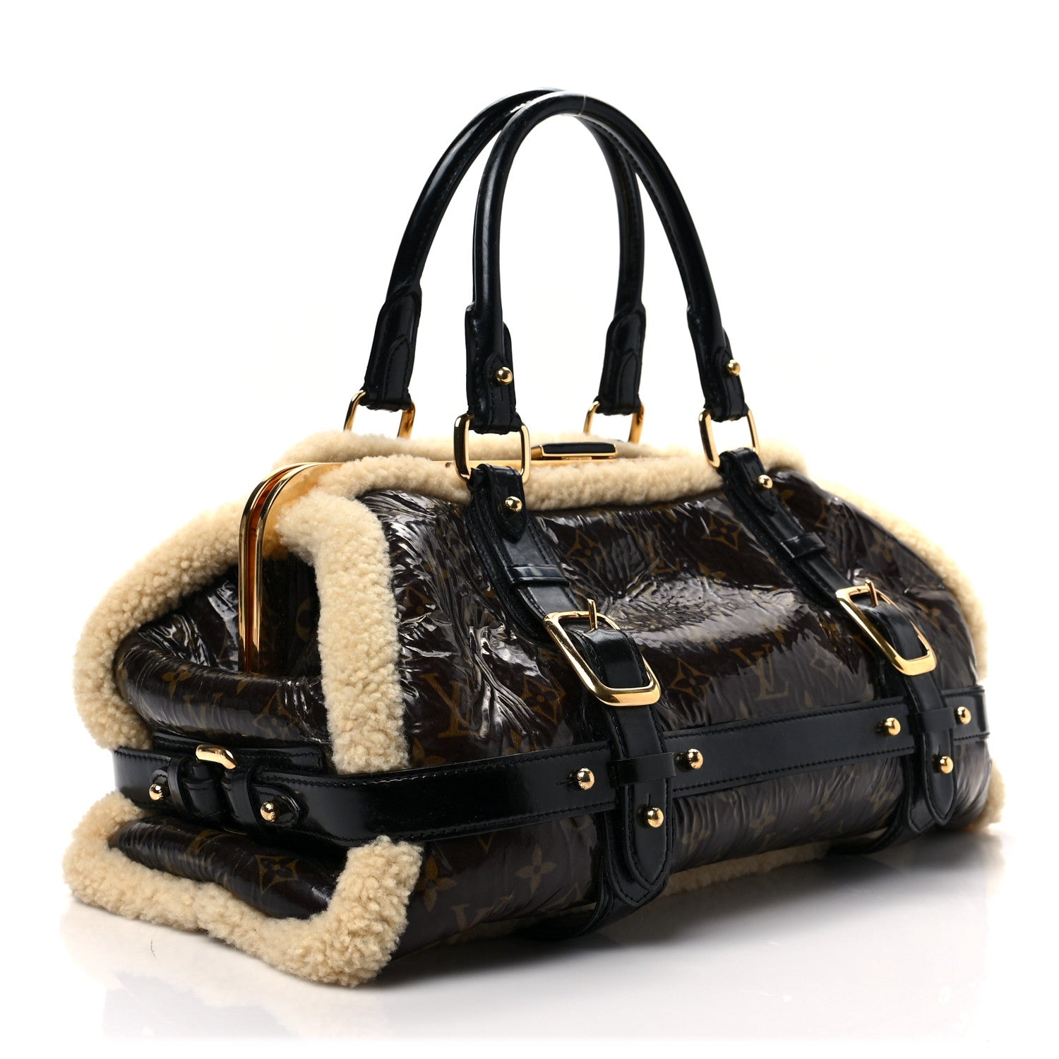 Louis Vuitton Monogram Shearling Storm Bag 2 of 7