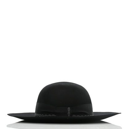 Hermes Rabbit Felt Betty Hat 58 Black 5 of 9