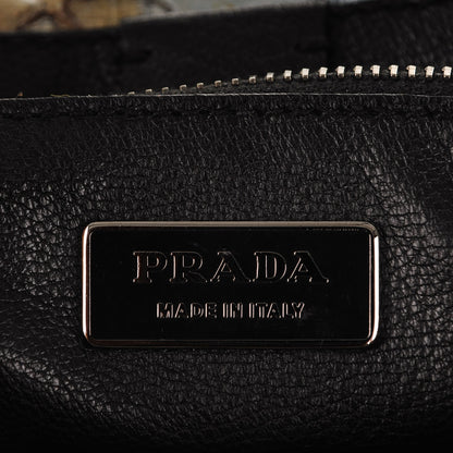 Prada Metallic Python Shoulder Flap Bronzo 6 of 7