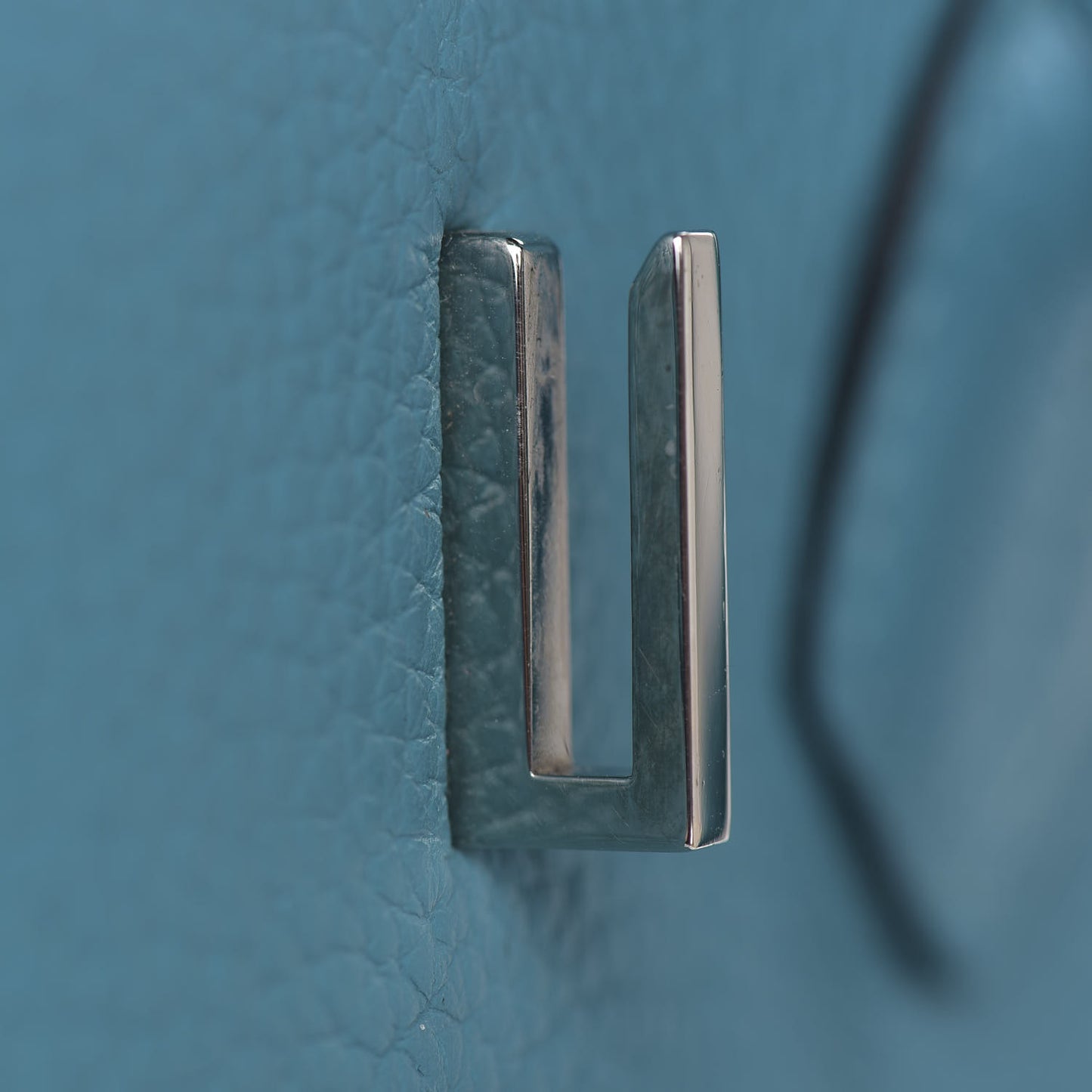 Taurillon Clemence Birkin 35 Turquoise