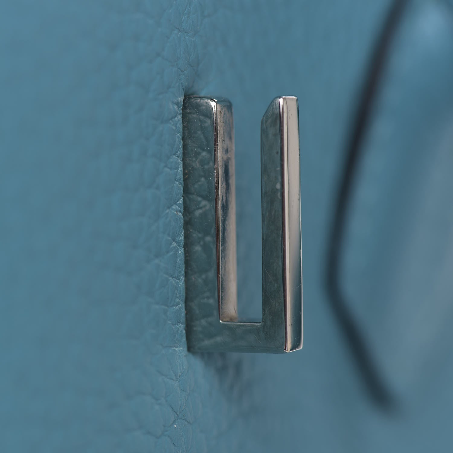 Hermes Taurillon Clemence Birkin 35 Turquoise 21 of 32