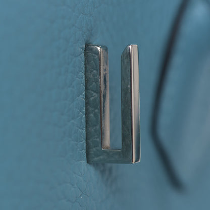 Hermes Taurillon Clemence Birkin 35 Turquoise 21 of 32