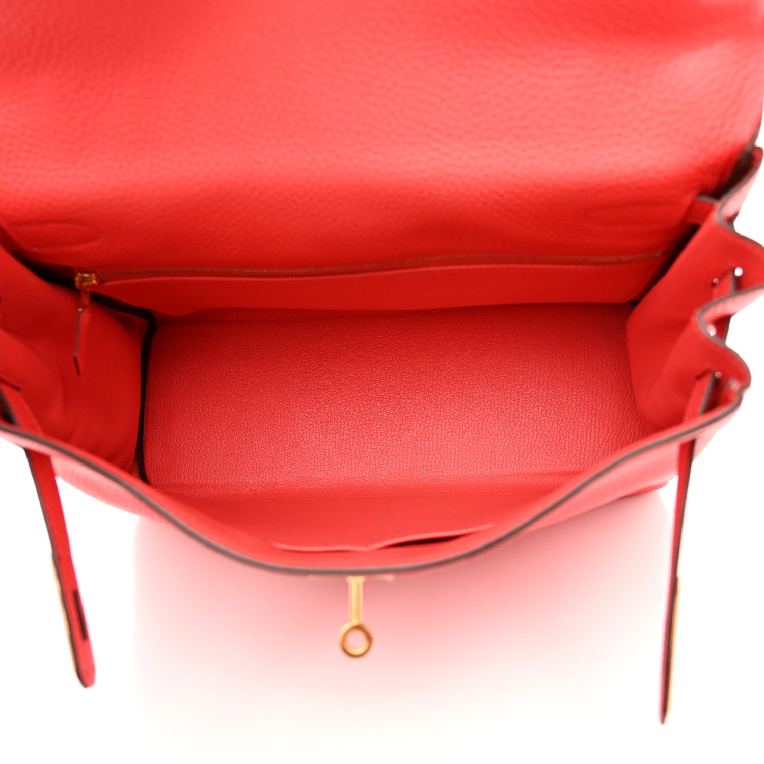 Hermes Togo Kelly Retourne 32 Geranium 5 of 13