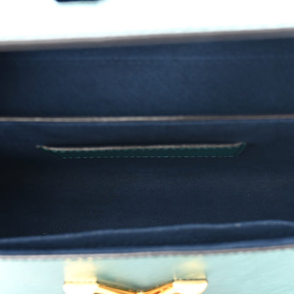 Louis Vuitton Epi Twist Shoulder Bag MM Emeraude Indigo 6 of 10