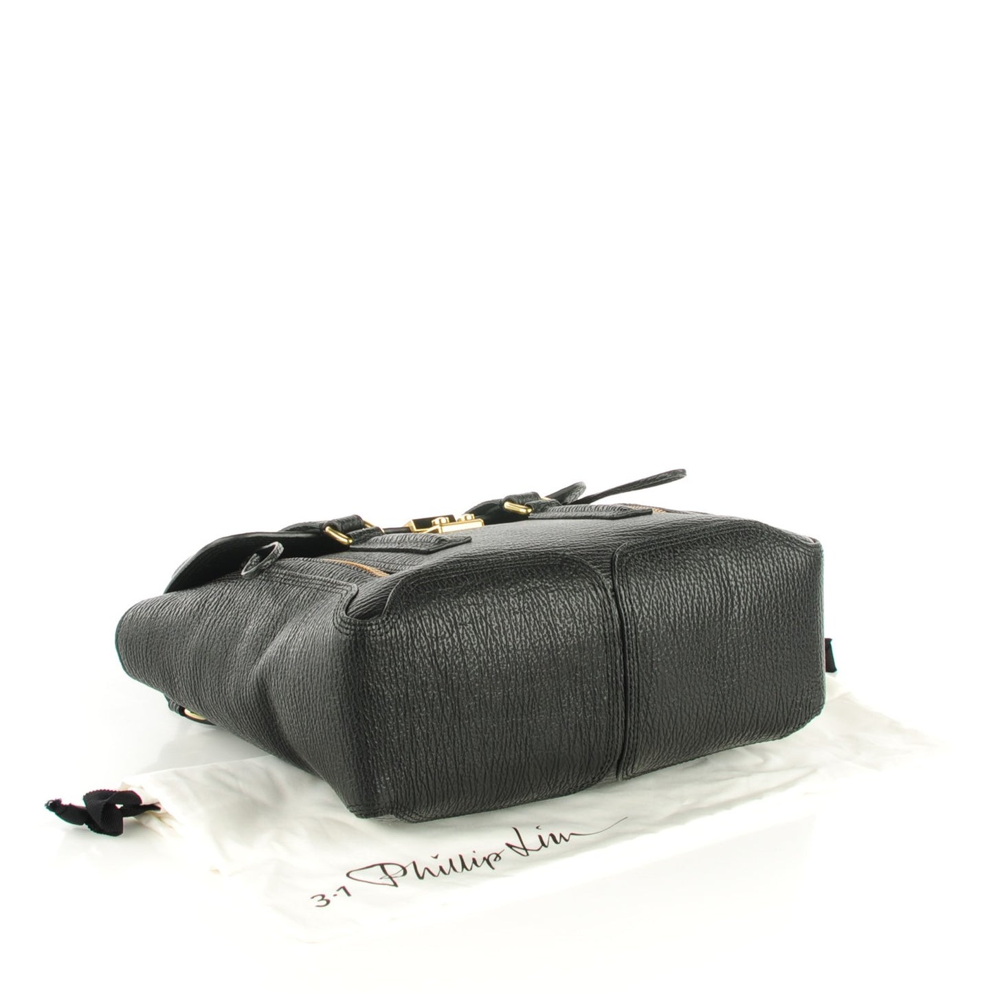 3.1 Textured Calfskin Medium Pashli Satchel Black