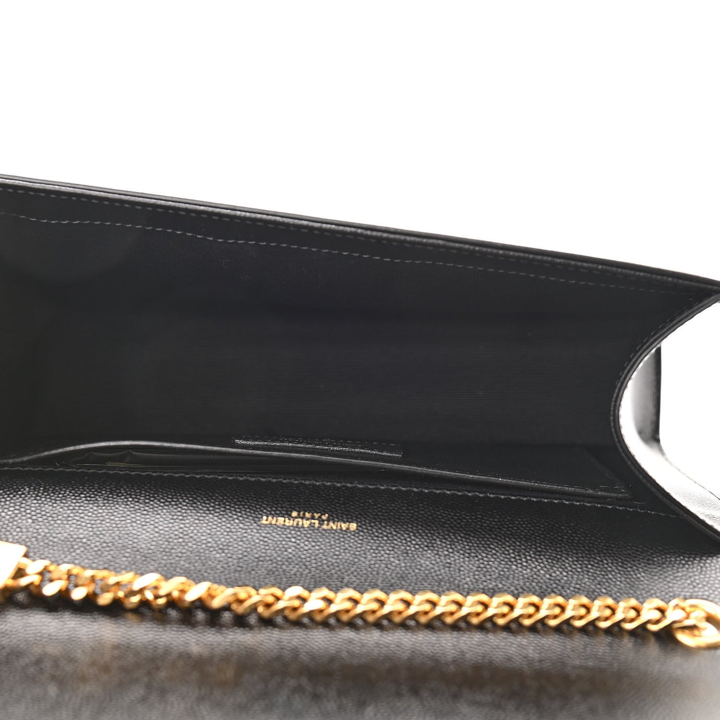 Grain De Poudre Medium Classic Monogram Kate Satchel Black