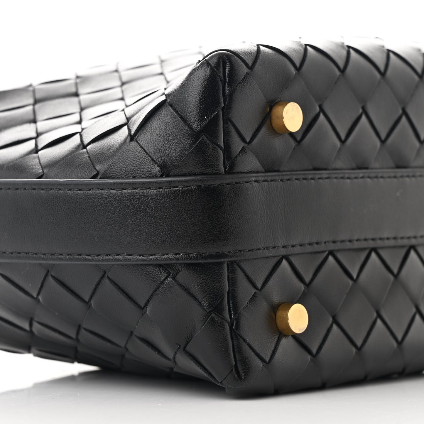 Calfskin Nappa Intrecciato Mini Wallace Black