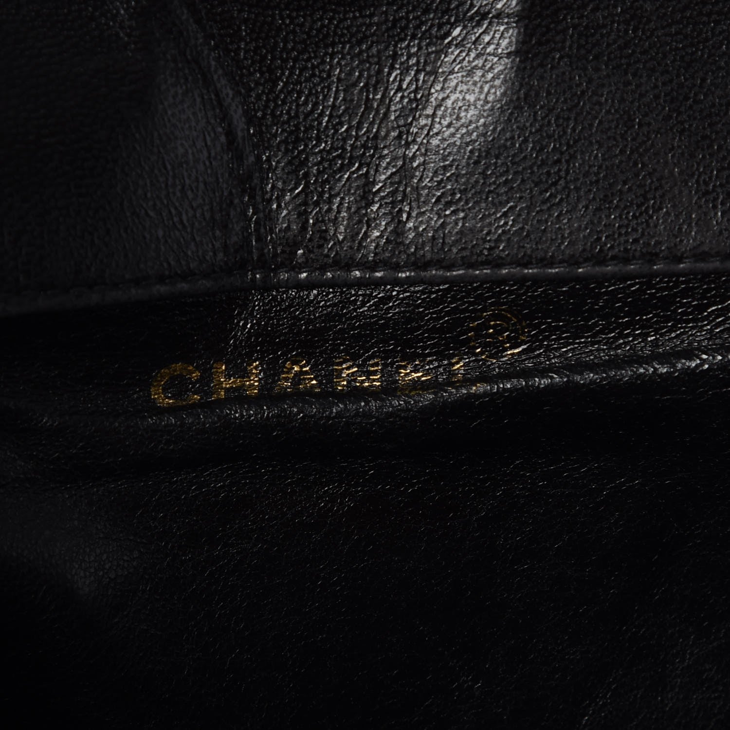 Chanel Lambskin Quilted Drawstring Backpack Black 6 of 7