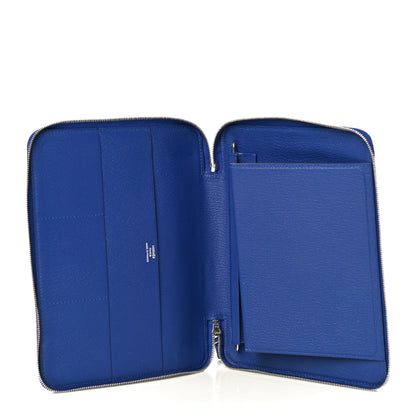 Hermes Togo E-Zip iPad Mini Notebook Cover Bleu Electrique 5 of 12