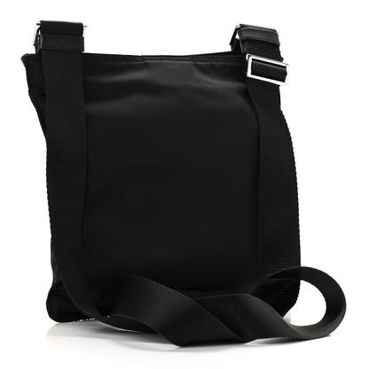 Prada Nylon Vela Flat Messenger Bag Black 3 of 9