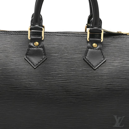 Louis Vuitton Epi Speedy 25 Black 8 of 10