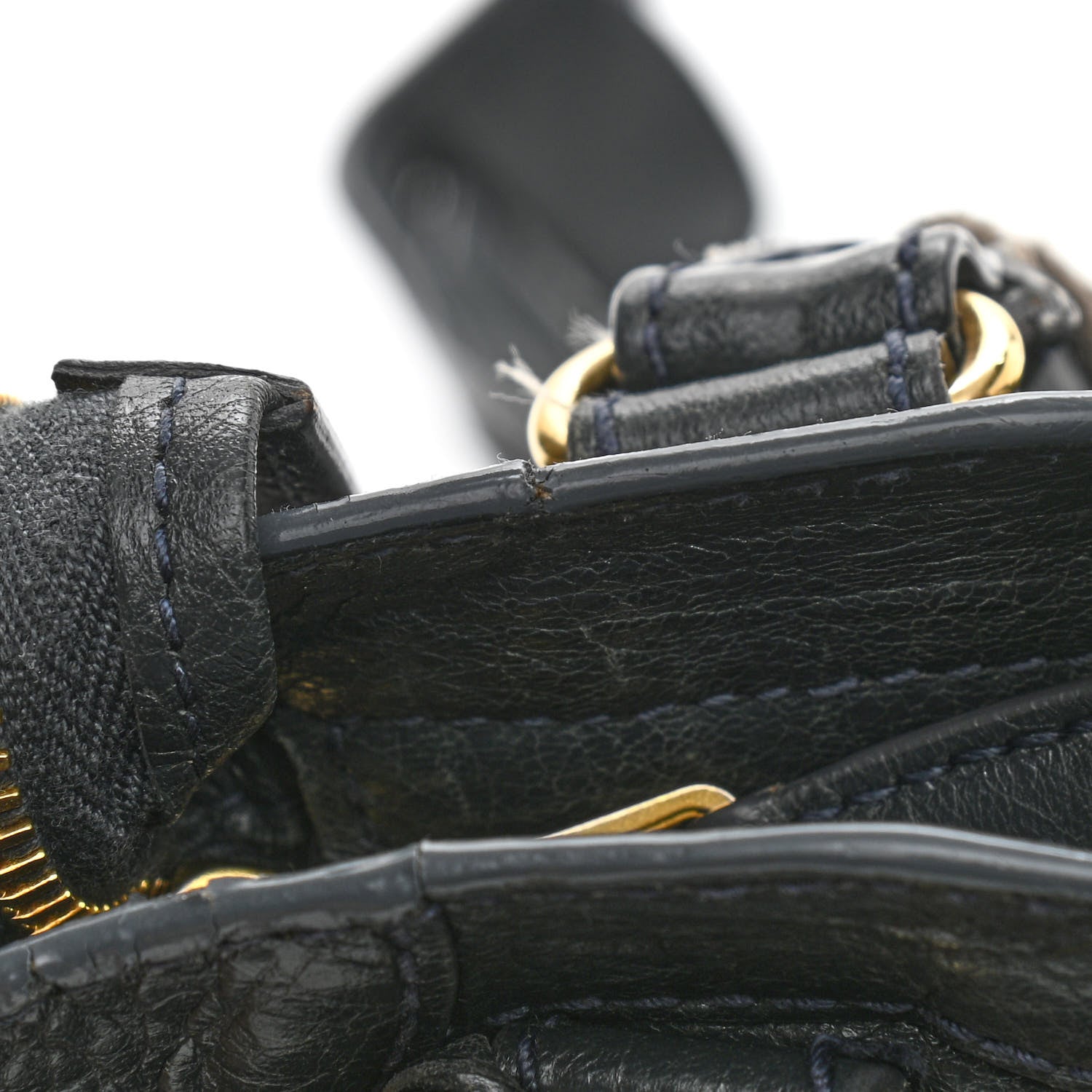 Balenciaga Agneau Giant 12 Gold Hardware Mini City Anthracite 18 of 21