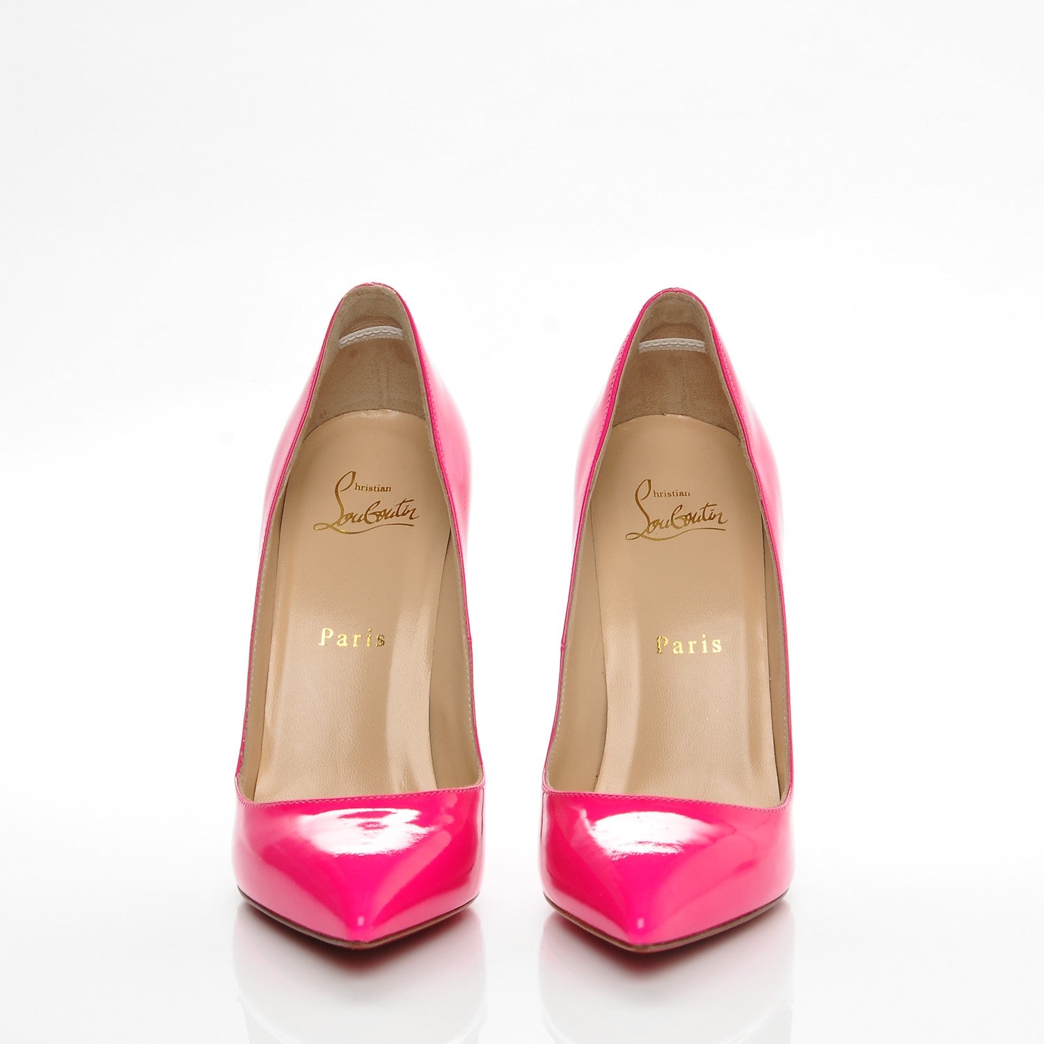 Christian Louboutin Patent Pigalle 120 Pumps 35.5 Rose Matador 3 of 7