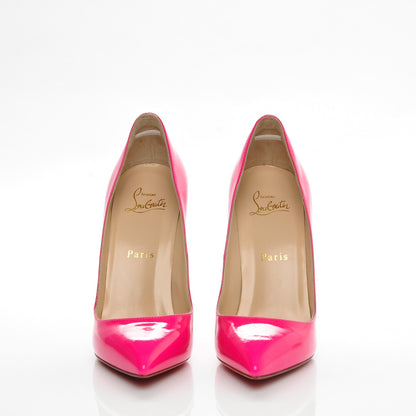 Christian Louboutin Patent Pigalle 120 Pumps 35.5 Rose Matador 3 of 7