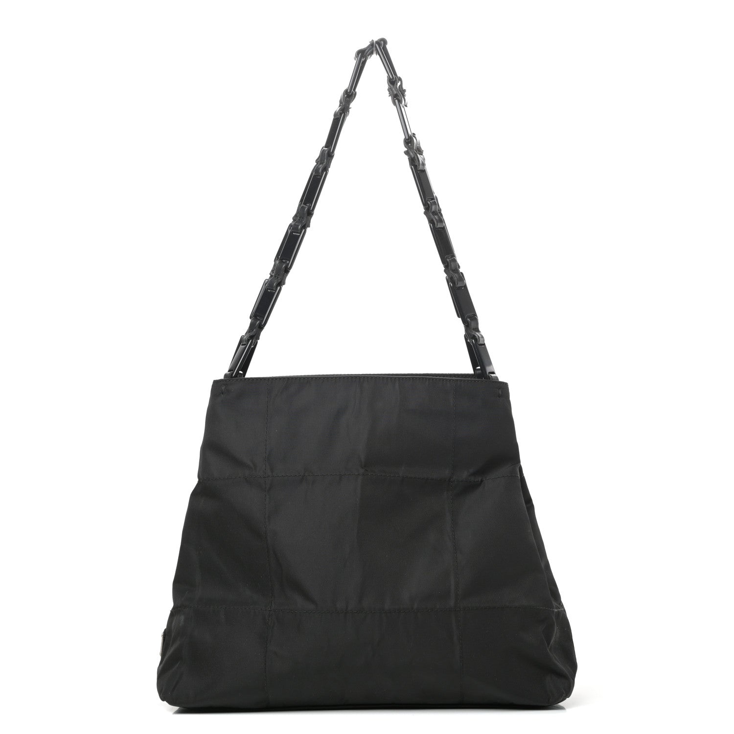 Prada Tessuto Nylon Chain Tote Black 1 of 9