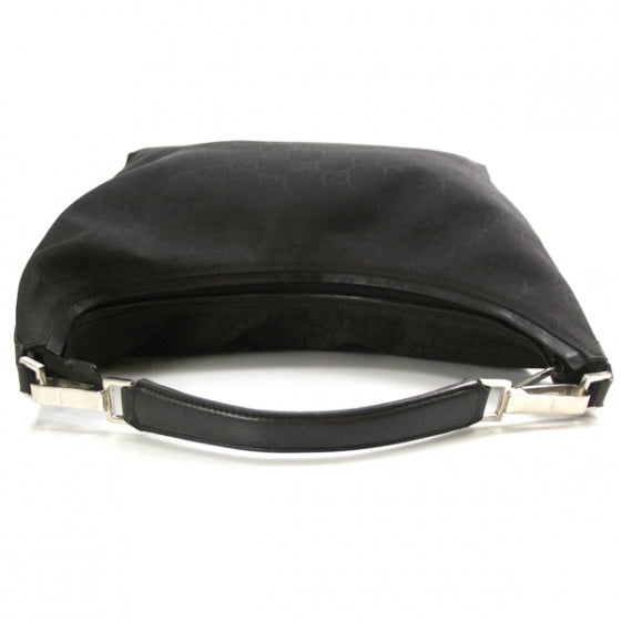 Nylon Monogram Large Hobo Black