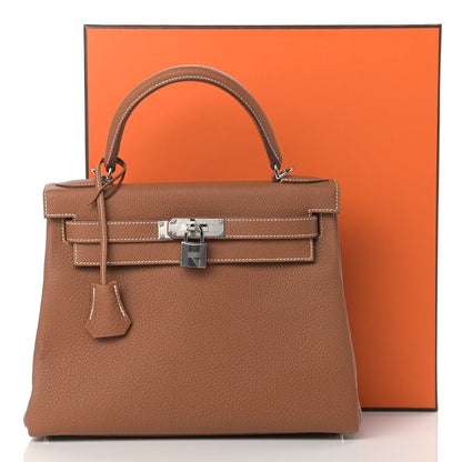 Hermes Togo Kelly Retourne 28 Gold 10 of 10