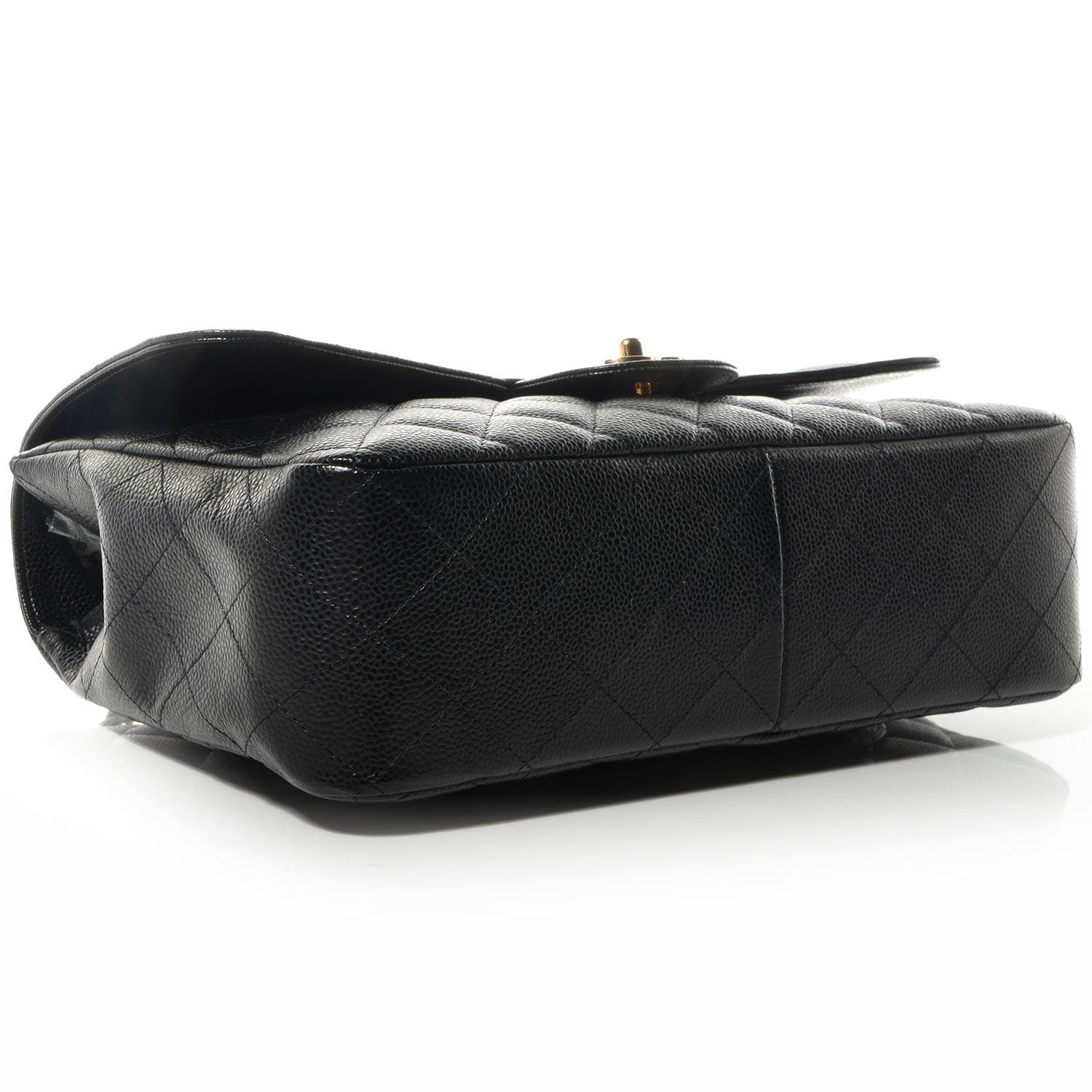 Chanel Caviar Jumbo Single Flap Black 4 of 9