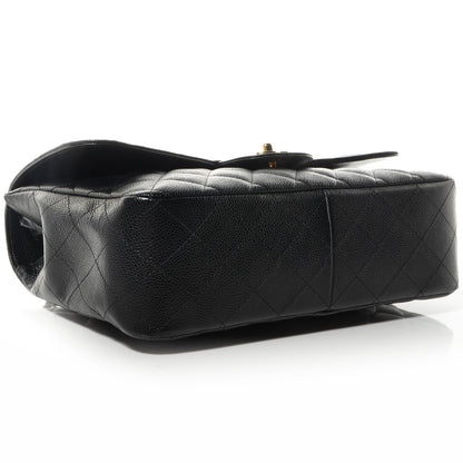 Chanel Caviar Jumbo Single Flap Black 4 of 9