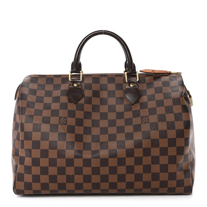 Louis Vuitton Damier Ebene Speedy 35 1 of 14